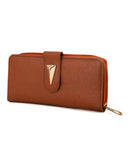Women's Leather Zipper Wallet
