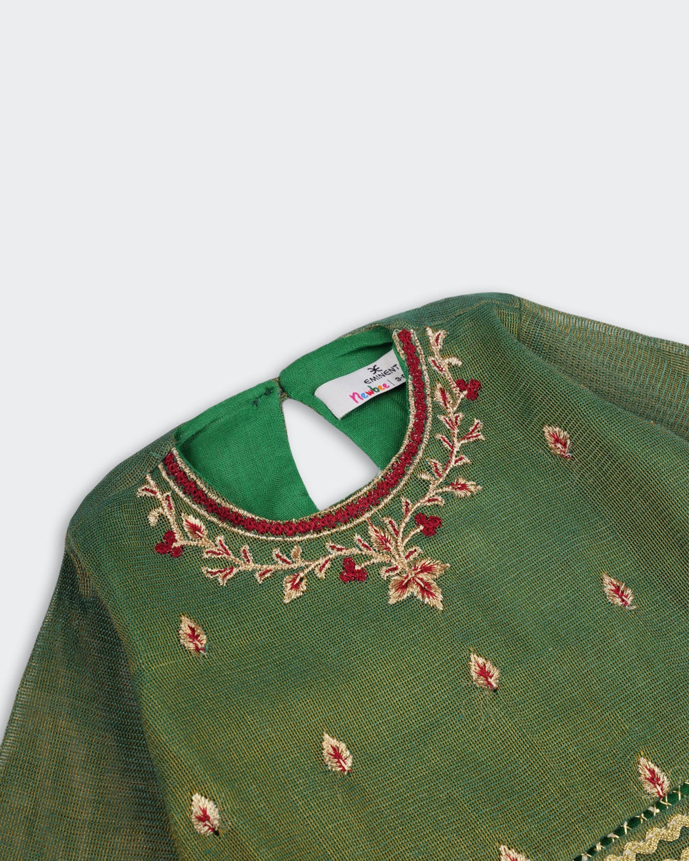 Eminent Newborn Girls' Ethnic Embroidered 2pc Suit