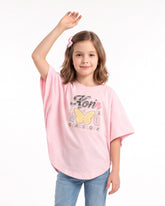 Valuables Girls' Half Sleeve Printed T-Shirt