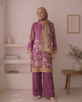 Valuables Women's Printed 3Pc Suit