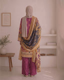 Valuables Women's Printed 3Pc Suit