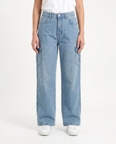 Women's Cargo Denim Pants
