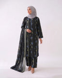 Valuables Women's Printed 3Pc Suit