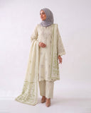 Valuables Women's Embroidered 3Pc Suit