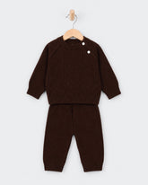 Eminent Newborn Boys Cable Knit Sweater Set