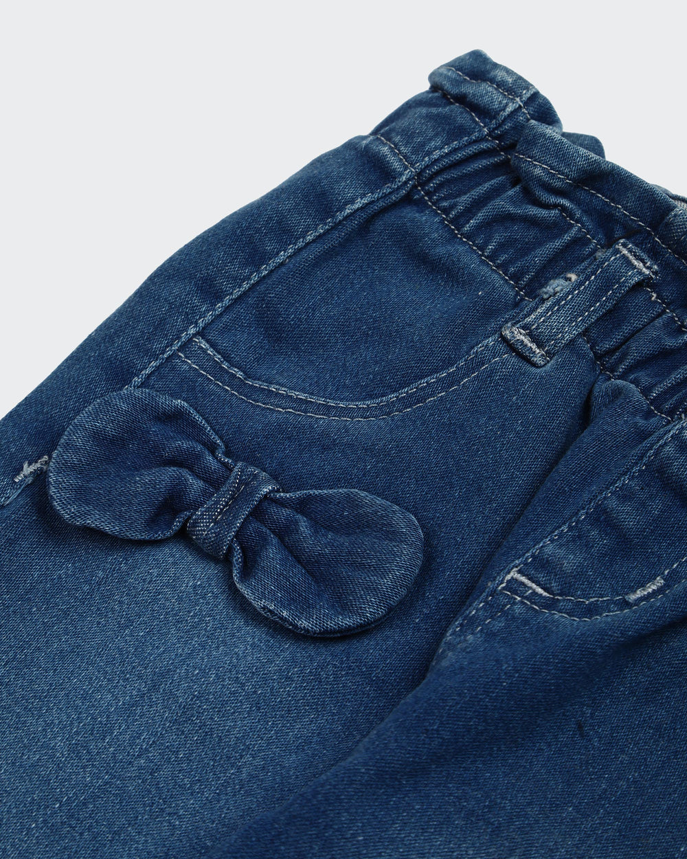 Eminent Newborn Girls Bunny Patch Denim Pants