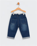 Eminent Newborn Girls Bunny Patch Denim Pants