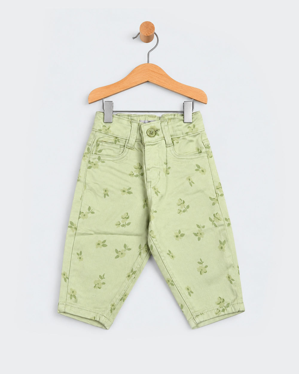 Eminent Newborn Girls Cotton Floral Print Pants