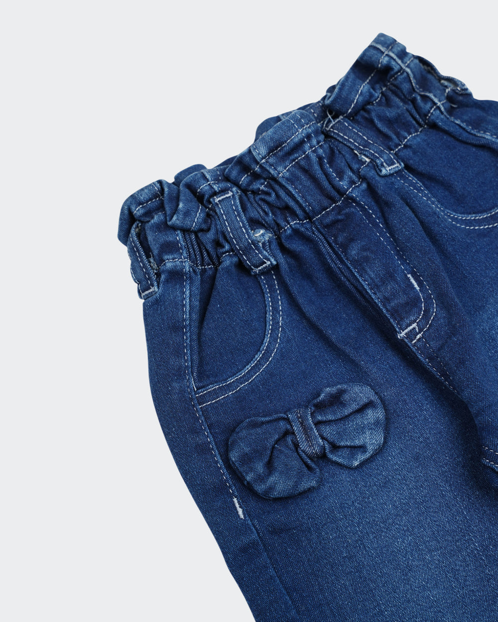 Eminent Newborn Girls Bunny Patch Denim Pants