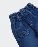 Eminent Newborn Girls Bunny Patch Denim Pants