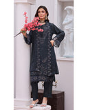 Dr Haris Winter Luxe Karandi Embroidered 3 Pc Suit