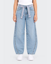 Eminent Girls Woven Denim Pants