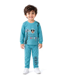 Valuables Boys Printed Full Sleeves Suit