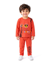 Valuables Boys Printed Full Sleeves Suit