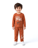 Valuables Boys Printed Full Sleeves Suit