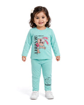 Valuables Girls Printed Full Sleeves Suit