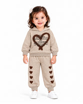 Valuables Girls Full Sleeves Hooded Suit