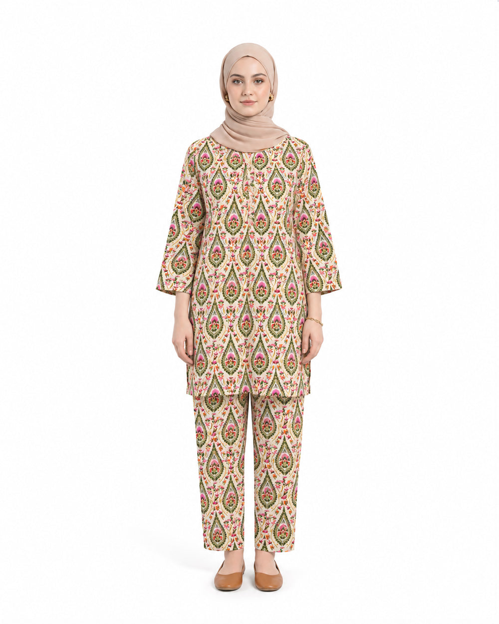 Women's Printed 2 Pc Suit