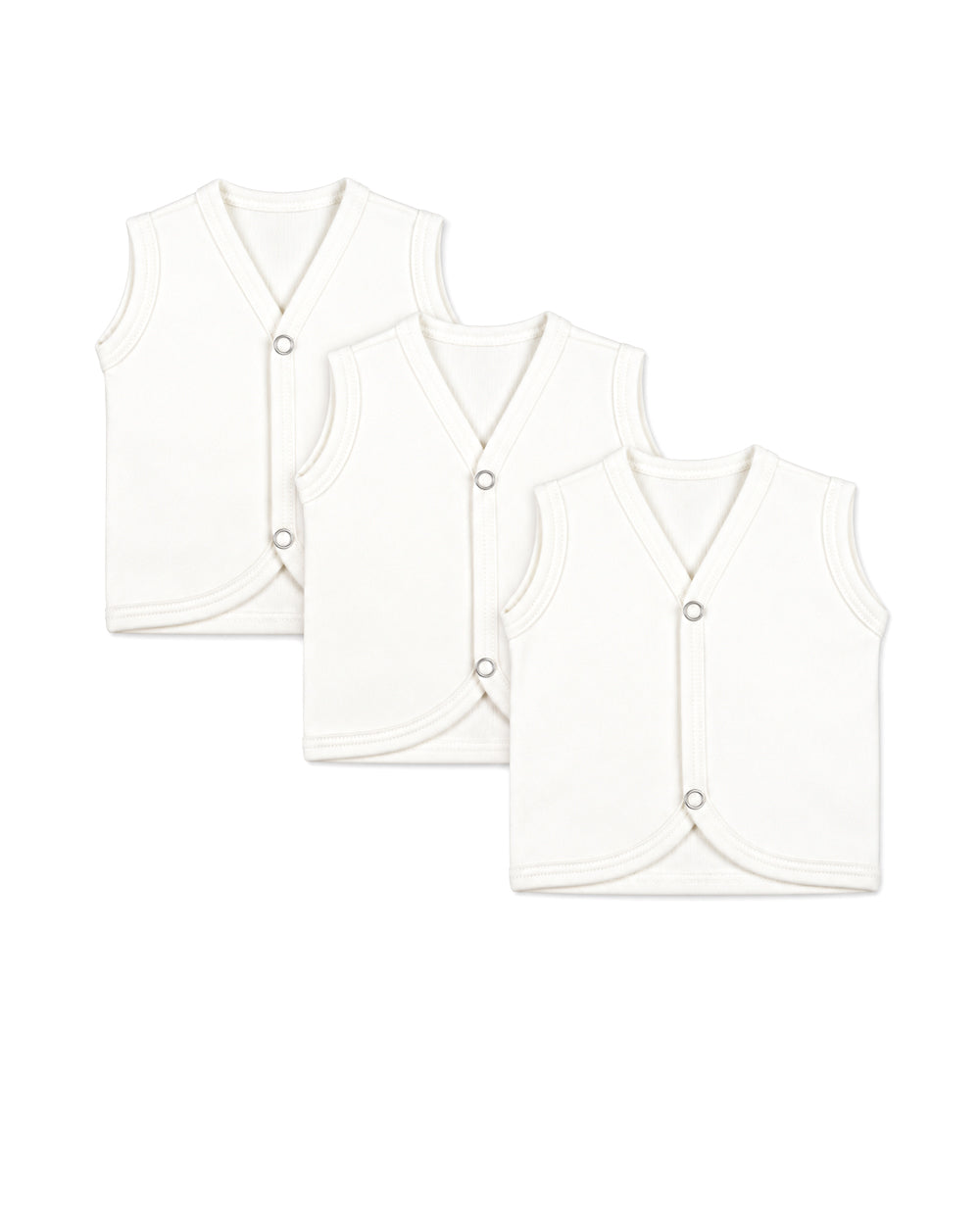 Newborn Woolen Vest - 3 Pc