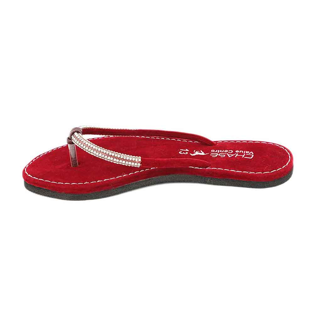 Girls Slippers - Maroon