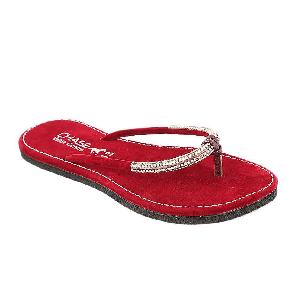 Girls Slippers - Maroon