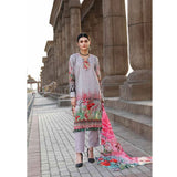 Orissa Digital Printed Chikan Kari Linen 3 Pcs Un-Stitched Suit - 2710