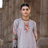 Orissa Digital Printed Chikan Kari Linen 3 Pcs Un-Stitched Suit - 2710