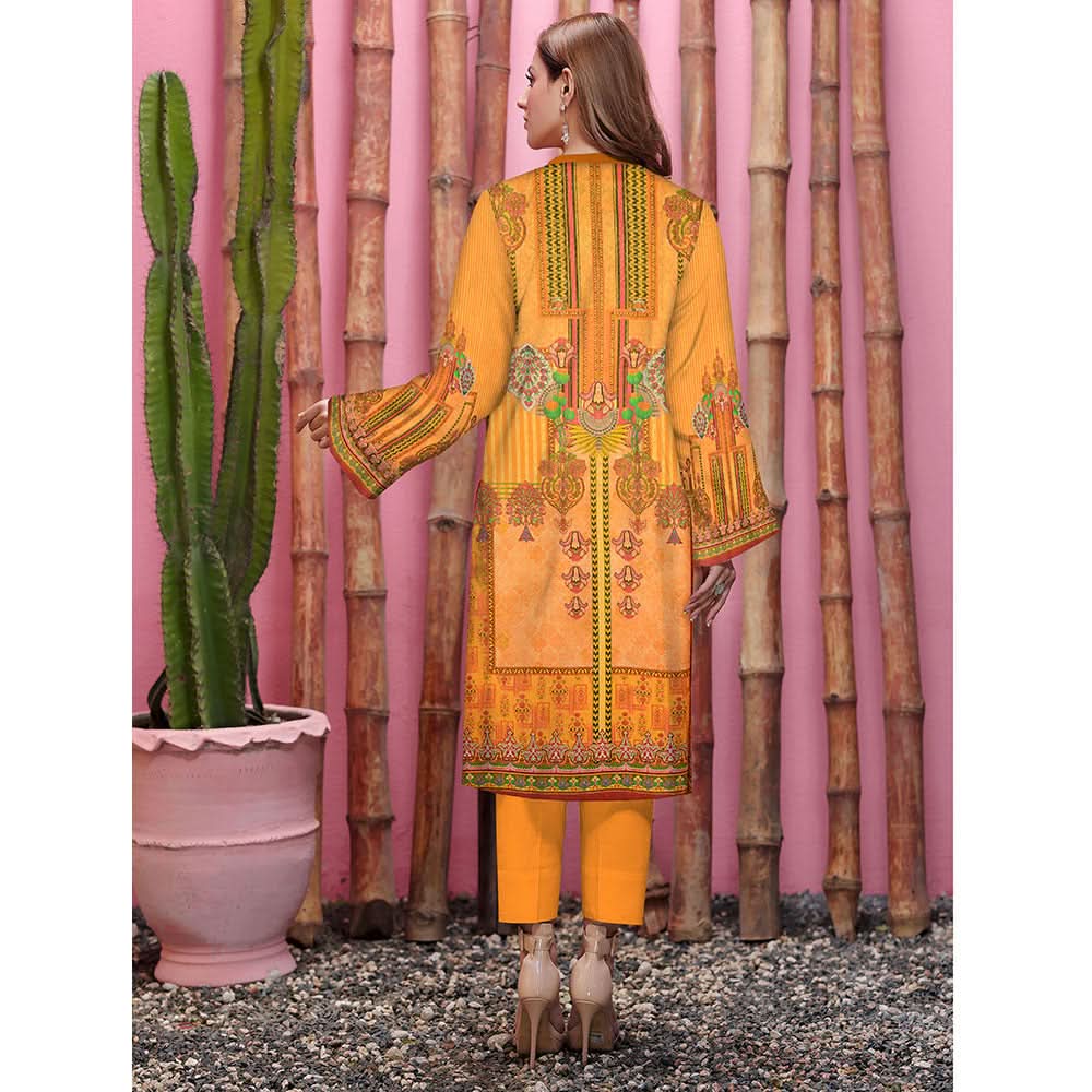 Anchal Digital Printed Masoori Un-Stitched Kurti - 14