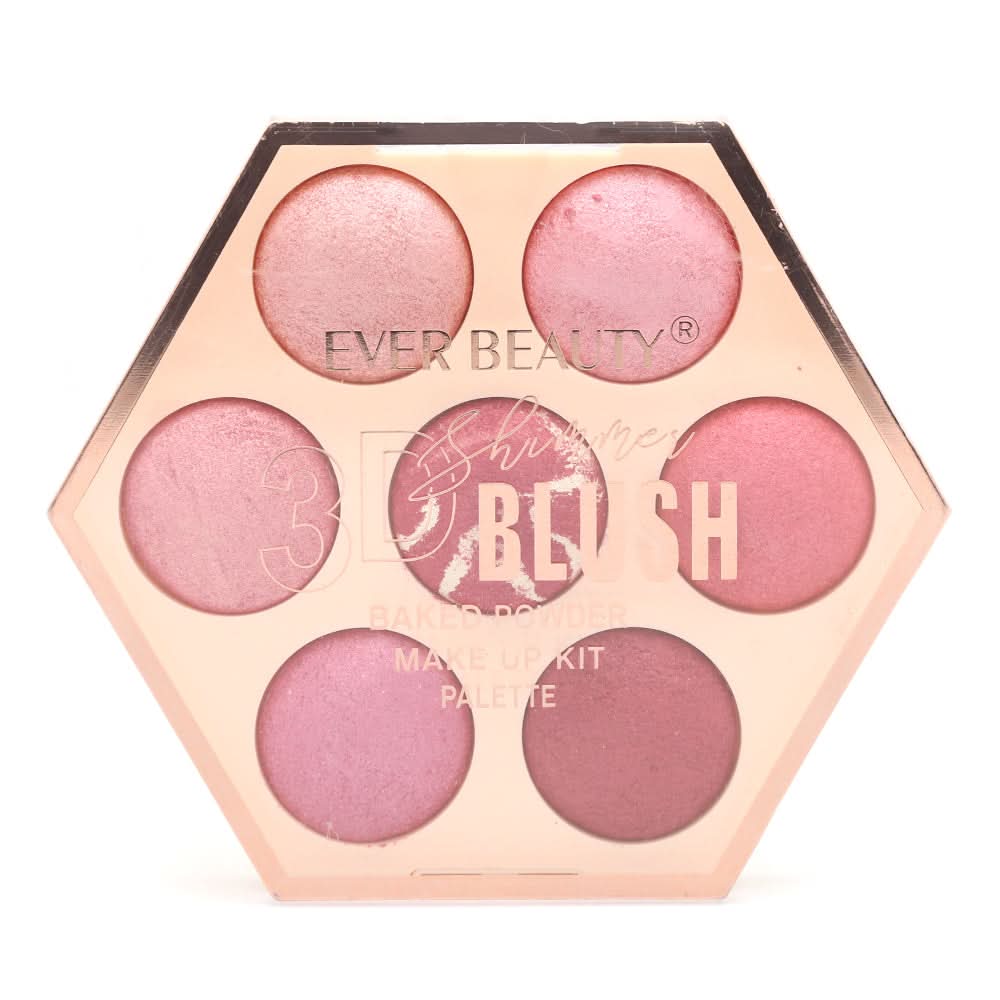 Ever Beauty 3D Shimmer Blush Palette 8410E - 1