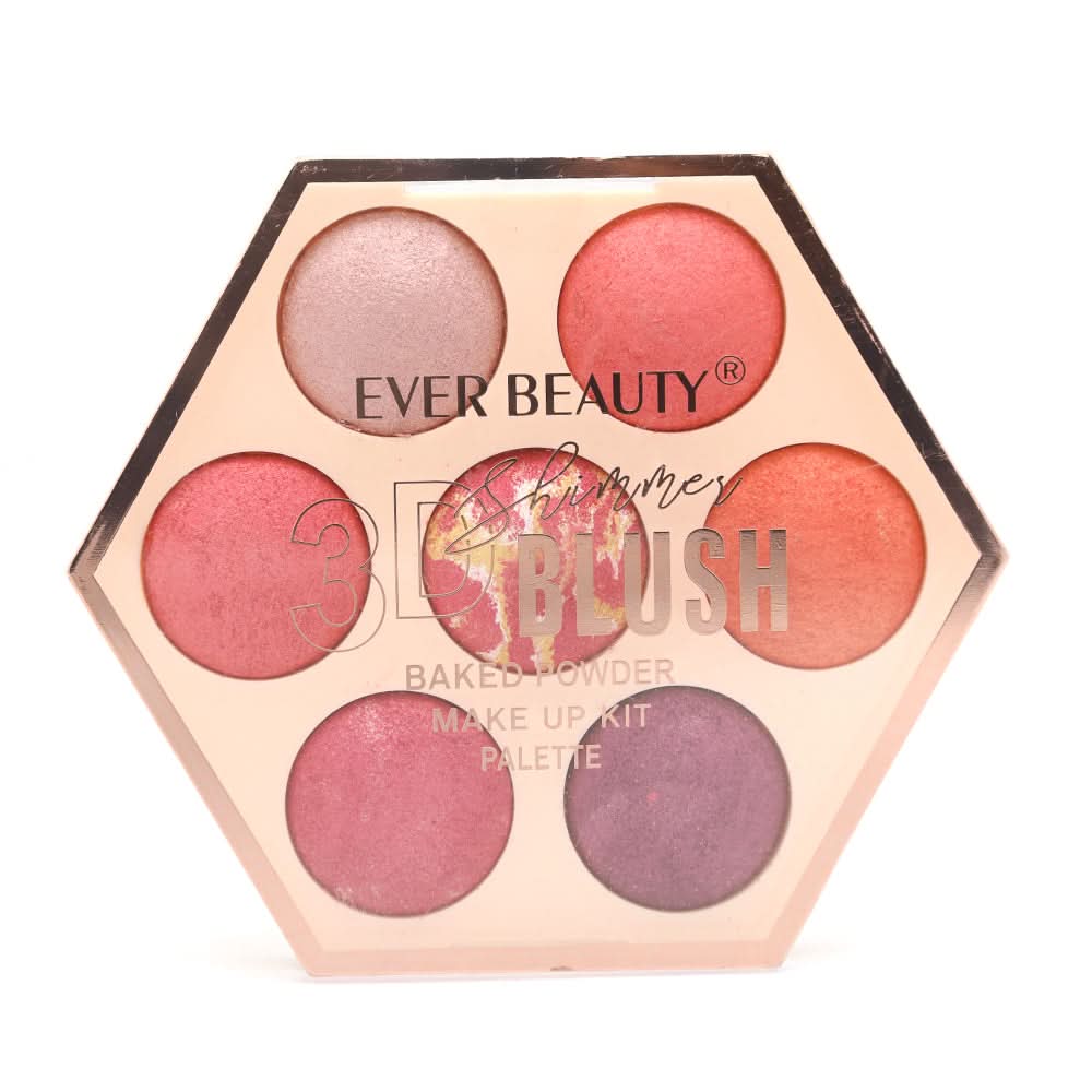 Ever Beauty 3D Shimmer Blush Palette 8410E - 2