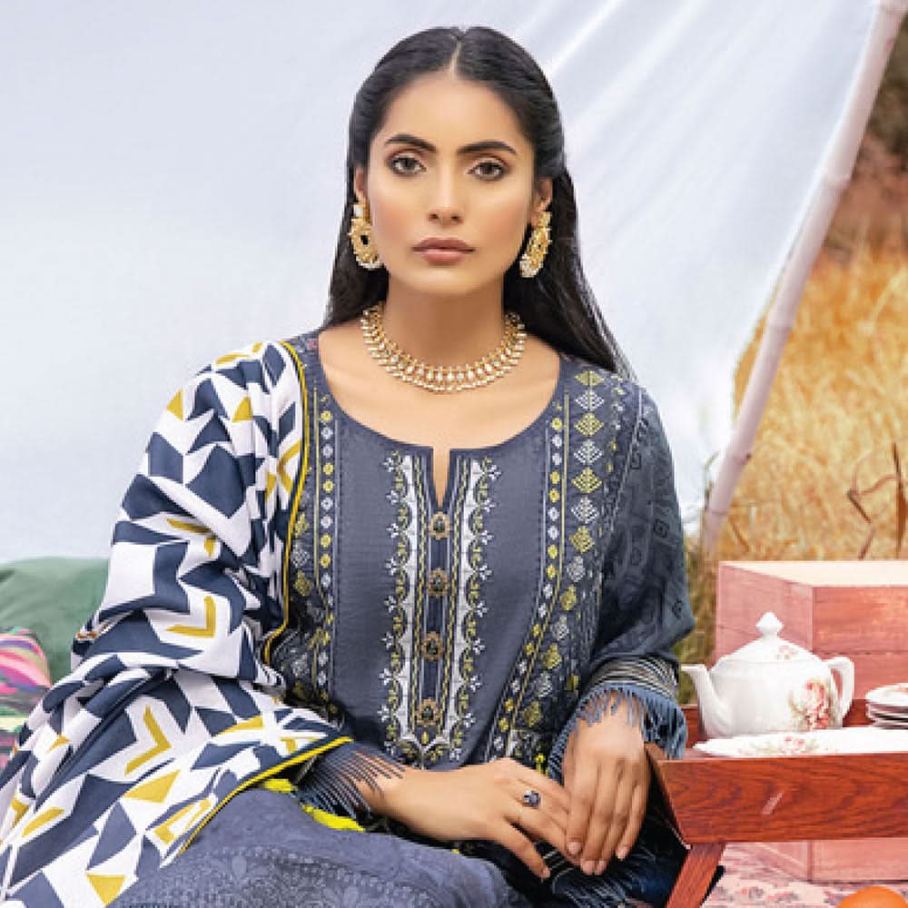 AL Zohaib unstitched 3pc Embroidered Shawl Collection