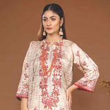 Amani Viscose Embroidered Unstitched 3Pcs Suit - 6966