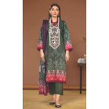 Amani Viscose Embroidered Unstitched 3Pcs Suit - 6965