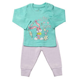 Eminent Newborn Girls 3Pcs Suit - Sea Green