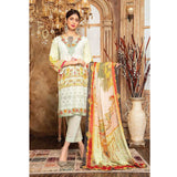 Zaarish Embroidered Viscose Unstitched 3Pcs Suit - Ekr-2839