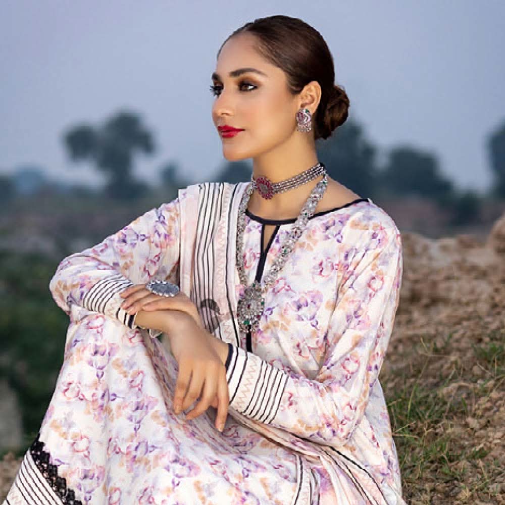 Salina Linen Unstitched 3Pcs Suit - 7