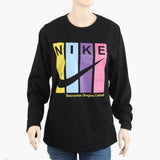 Women's Full Sleeves T-Shirt - Black