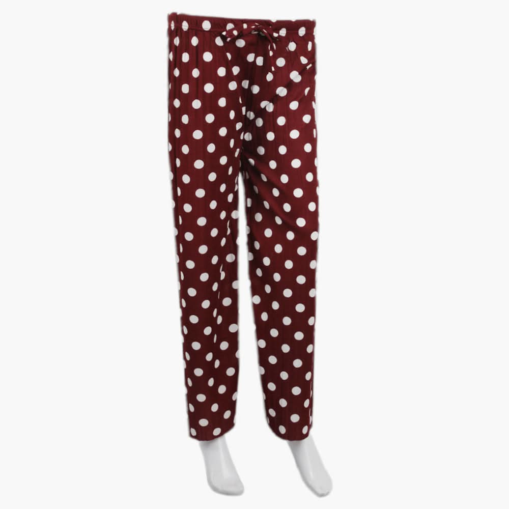 Women's Fancy Trouser - Maroon