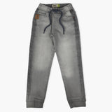 Girls Denim Pant - Grey