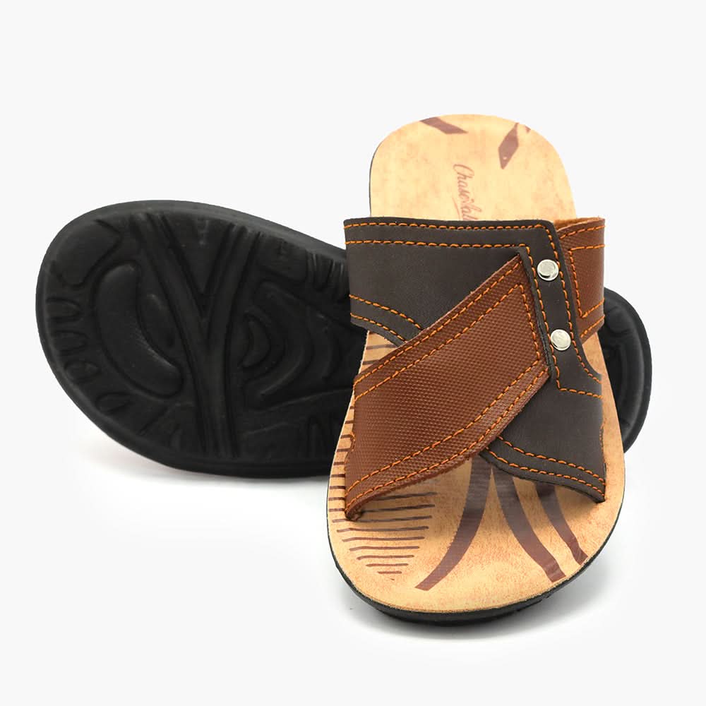 Boys Slipper - Brown