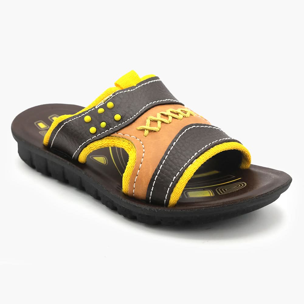 Boys Slipper - Yellow