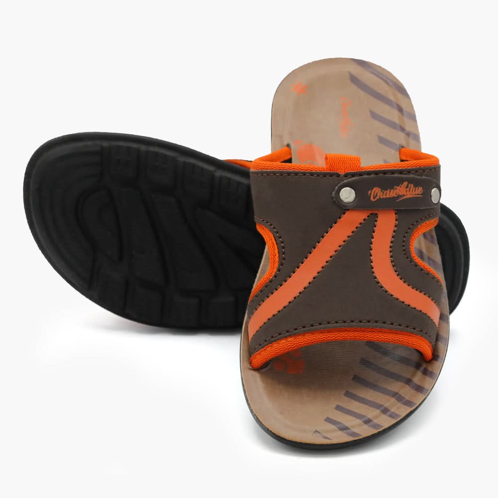 Boys Slipper - Brown