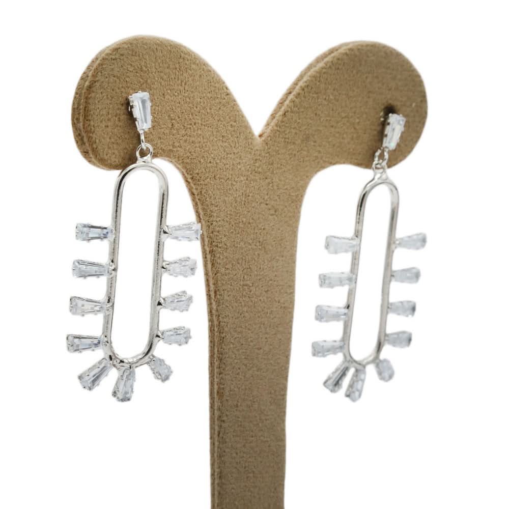 Women's Ear Hoops - Silver