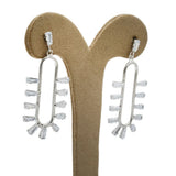 Women's Ear Hoops - Silver