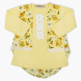 Girls Full Sleeves T-Shirt -  Yellow