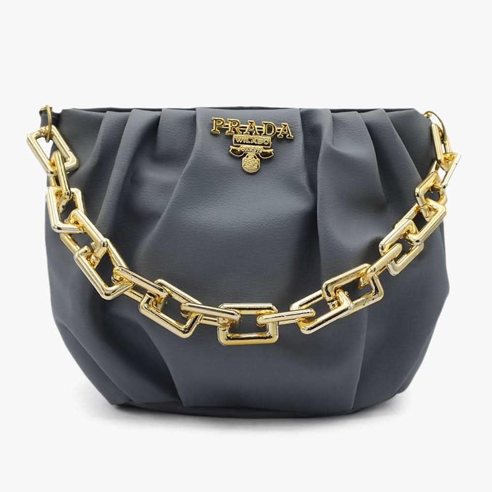 Women's Shoulder Bag - Grey