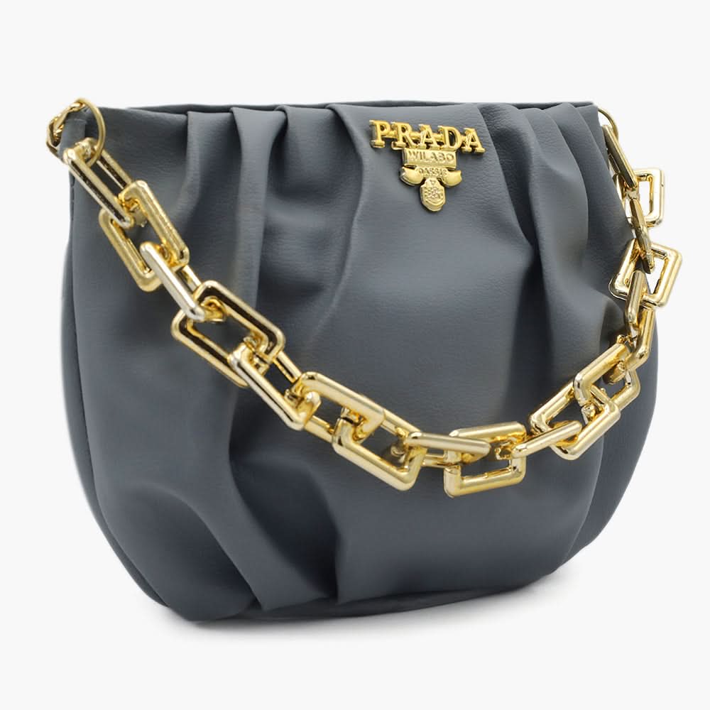 Women's Shoulder Bag - Grey