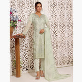 Bin Hameed Sanobar Luxury Chiffon Embroidered Unstitched 3Pcs Suit -  EKR-4382