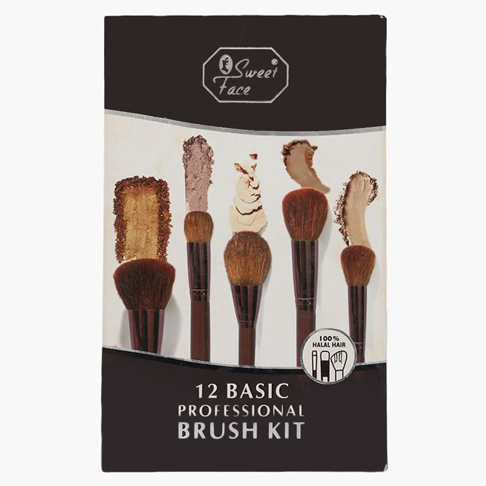 Sweet Face 12 Luxury Professional Brush Kit