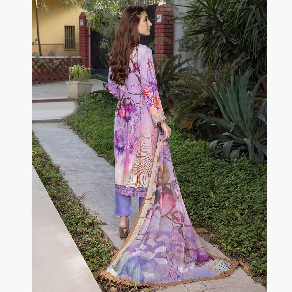 Schick Samar Heavy Embroidered Unstitched 3Pcs Suit